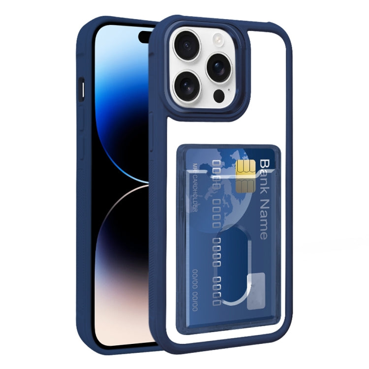 Electroplated Card Bag Acrylic Hybrid TPU Phone Case