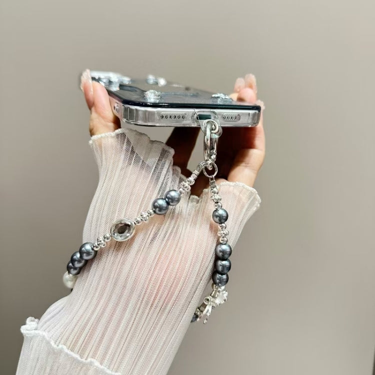 Cream Mirror Bracelet Chain TPU Phone Case, For iPhone 13 Pro Max, For iPhone 13 Pro, For iPhone 13, For iPhone 12, For iPhone 12 Pro Max, For iPhone 12 Pro