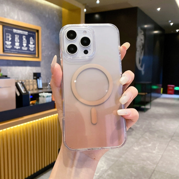 Gradient Transparent PC MagSafe Phone Case, For iPhone 15, For iPhone 14, For iPhone 14 Pro, For iPhone 14 Pro Max, For iPhone 13 Pro Max, For iPhone 13 Pro