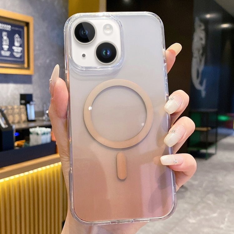 Gradient Transparent PC MagSafe Phone Case, For iPhone 15, For iPhone 14, For iPhone 14 Pro, For iPhone 14 Pro Max, For iPhone 13 Pro Max, For iPhone 13 Pro