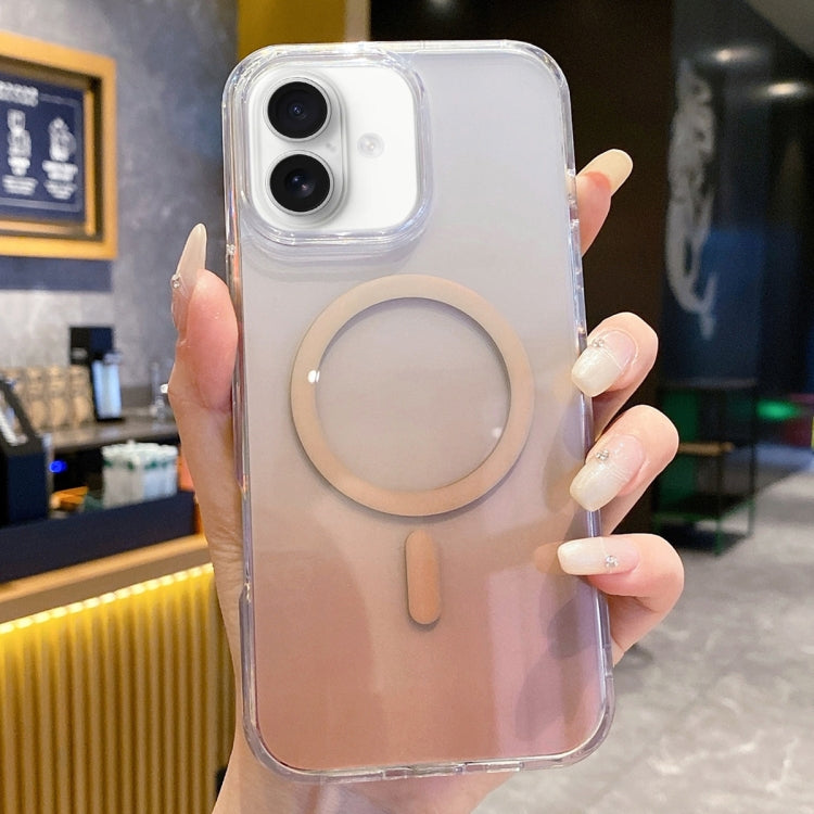 Gradient Transparent PC MagSafe Phone Case, For iPhone 16 Pro Max, For iPhone 16 Pro, For iPhone 16 Plus, For iPhone 16, For iPhone 15 Pro Max, For iPhone 15 Pro