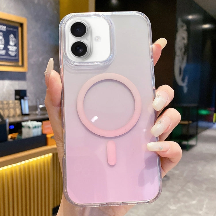 Gradient Transparent PC MagSafe Phone Case, For iPhone 16 Pro Max, For iPhone 16 Pro, For iPhone 16 Plus, For iPhone 16, For iPhone 15 Pro Max, For iPhone 15 Pro