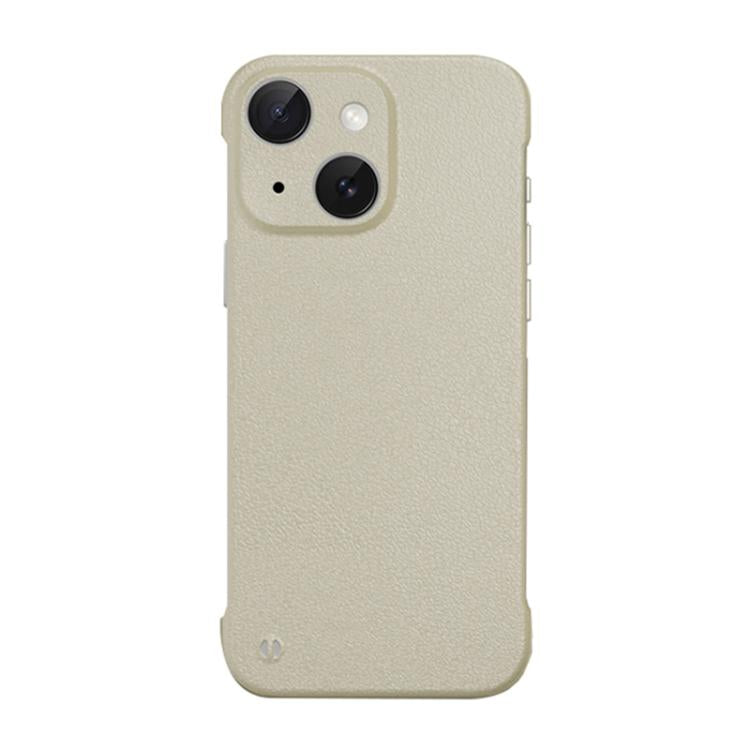 Frameless Litchi Texture PC Phone Case, For iPhone 15, For iPhone 14 Plus, For iPhone 14, For iPhone 14 Pro, For iPhone 14 Pro Max, For iPhone 13 Pro Max
