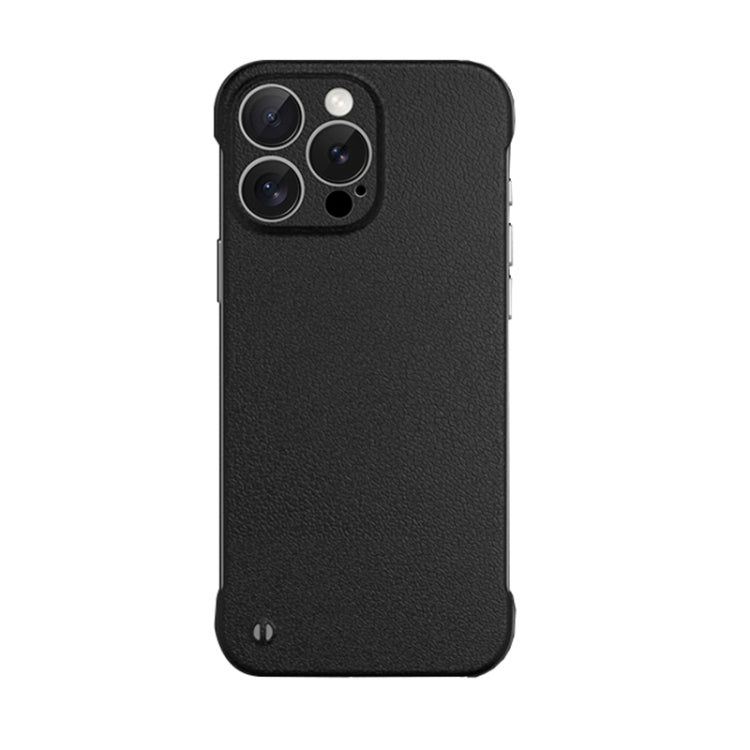 Frameless Litchi Texture PC Phone Case, For iPhone 15, For iPhone 14 Plus, For iPhone 14, For iPhone 14 Pro, For iPhone 14 Pro Max, For iPhone 13 Pro Max