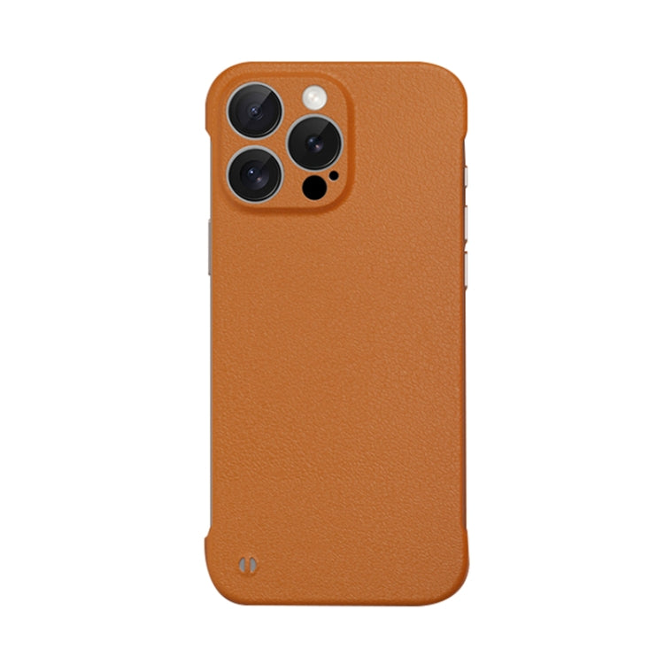 Frameless Litchi Texture PC Phone Case, For iPhone 15, For iPhone 14 Plus, For iPhone 14, For iPhone 14 Pro, For iPhone 14 Pro Max, For iPhone 13 Pro Max