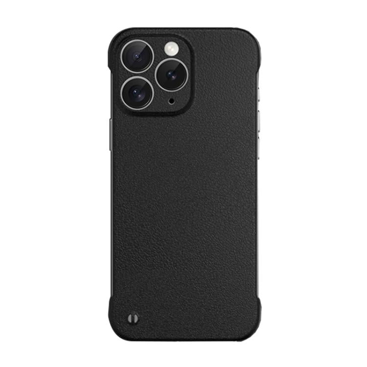 Frameless Litchi Texture PC Phone Case, For iPhone 11, For iPhone 11 Pro