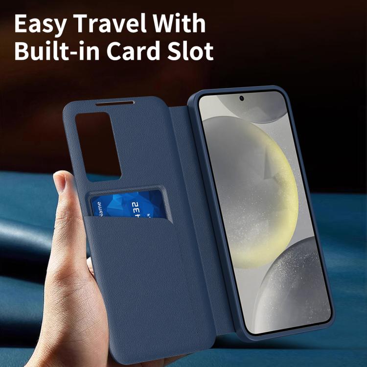 Smart View Window Leather Phone Case with Card Slot, For Samsung Galaxy S23 5G, For Samsung Galaxy Z Fold4, For Samsung Galaxy S22 Ultra 5G, For Samsung Galaxy S22+ 5G