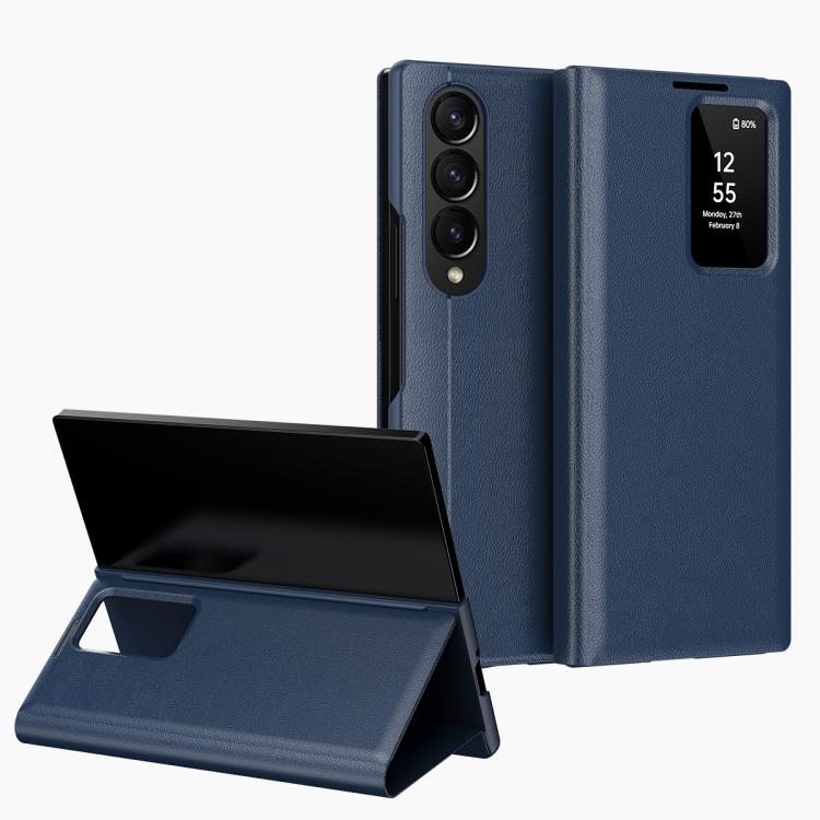 Smart View Window Leather Phone Case with Card Slot, For Samsung Galaxy S23 5G, For Samsung Galaxy Z Fold4, For Samsung Galaxy S22 Ultra 5G, For Samsung Galaxy S22+ 5G