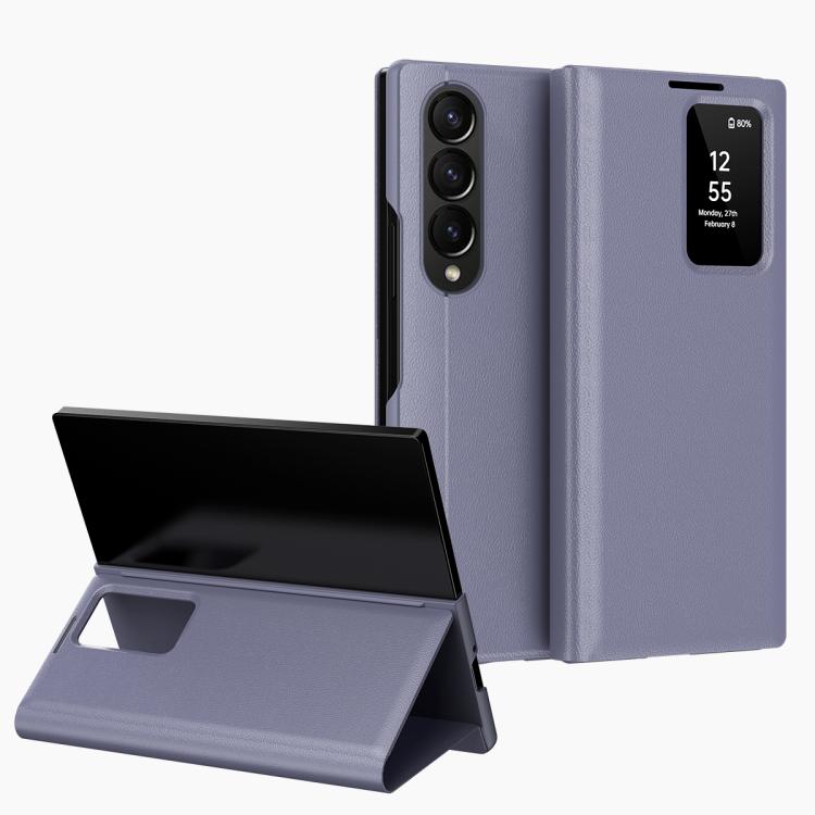 Smart View Window Leather Phone Case with Card Slot, For Samsung Galaxy S23 5G, For Samsung Galaxy Z Fold4, For Samsung Galaxy S22 Ultra 5G, For Samsung Galaxy S22+ 5G