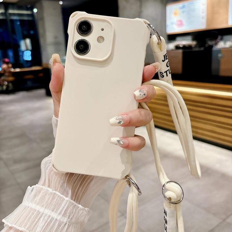 Crossbody Liquid TPU Four Corner Shockproof Phone Case, For iPhone 11 Pro Max, For iPhone 11