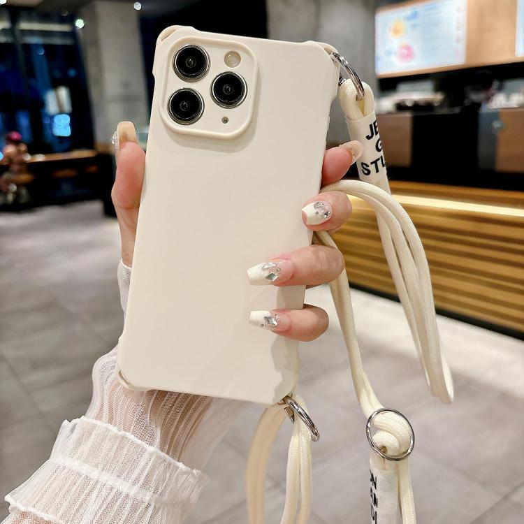 Crossbody Liquid TPU Four Corner Shockproof Phone Case, For iPhone 11 Pro Max, For iPhone 11