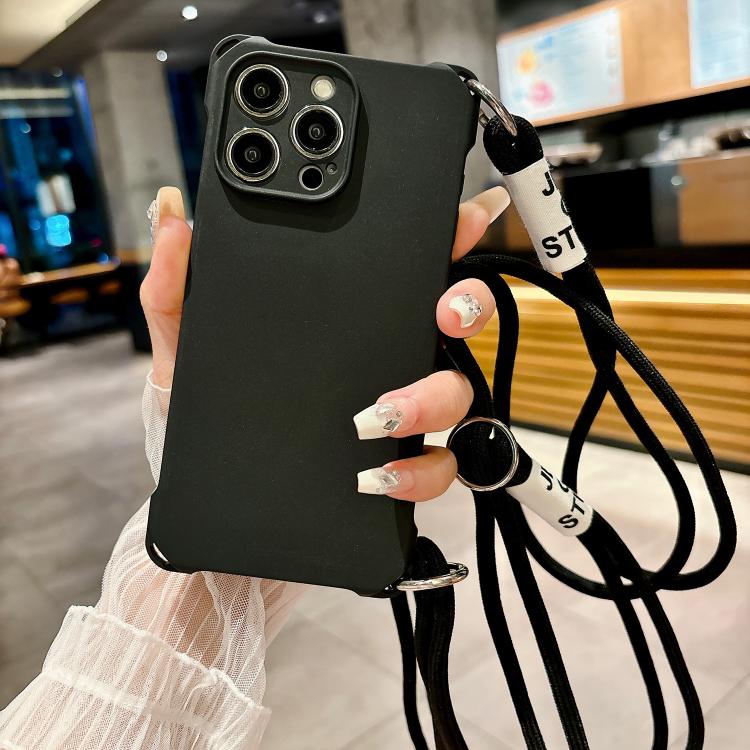Crossbody Liquid TPU Four Corner Shockproof Phone Case, For iPhone 13 Pro Max, For iPhone 13 Pro, For iPhone 13, For iPhone 12, For iPhone 12 Pro Max, For iPhone 12 Pro