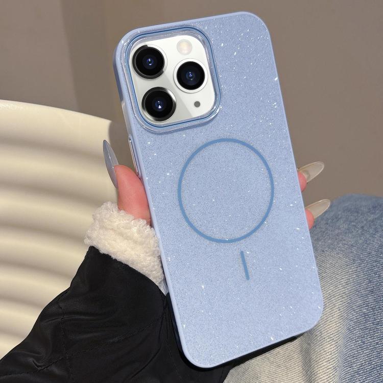 Glitter MagSafe Thin Circle TPU Phone Case, For iPhone 11 Pro Max, For iPhone 11, For iPhone 11 Pro