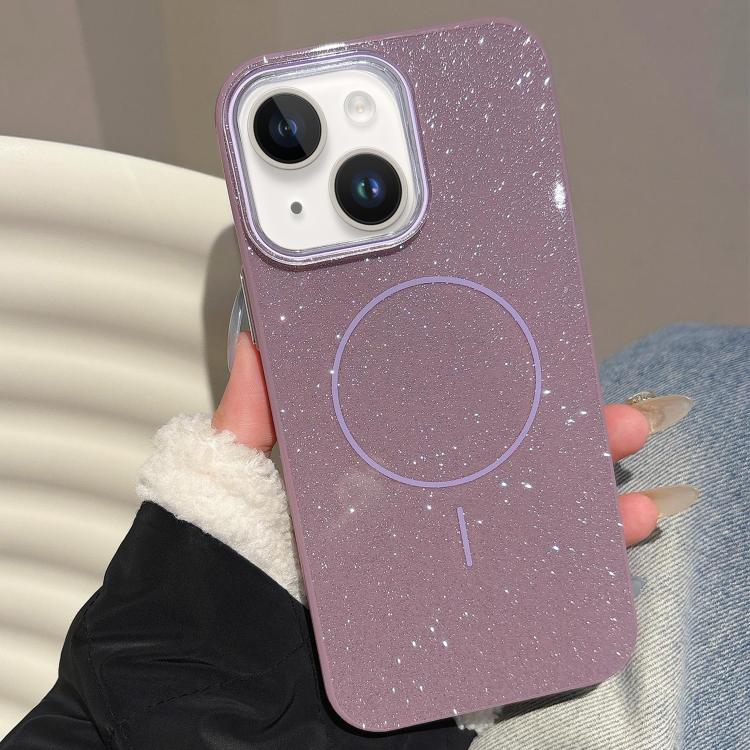 Glitter MagSafe Thin Circle TPU Phone Case, For iPhone 15 Pro Max, For iPhone 15 Pro, For iPhone 15