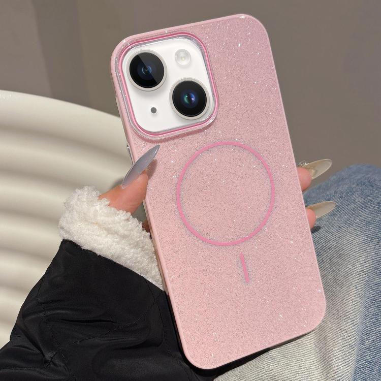Glitter MagSafe Thin Circle TPU Phone Case, For iPhone 15 Pro Max, For iPhone 15 Pro, For iPhone 15