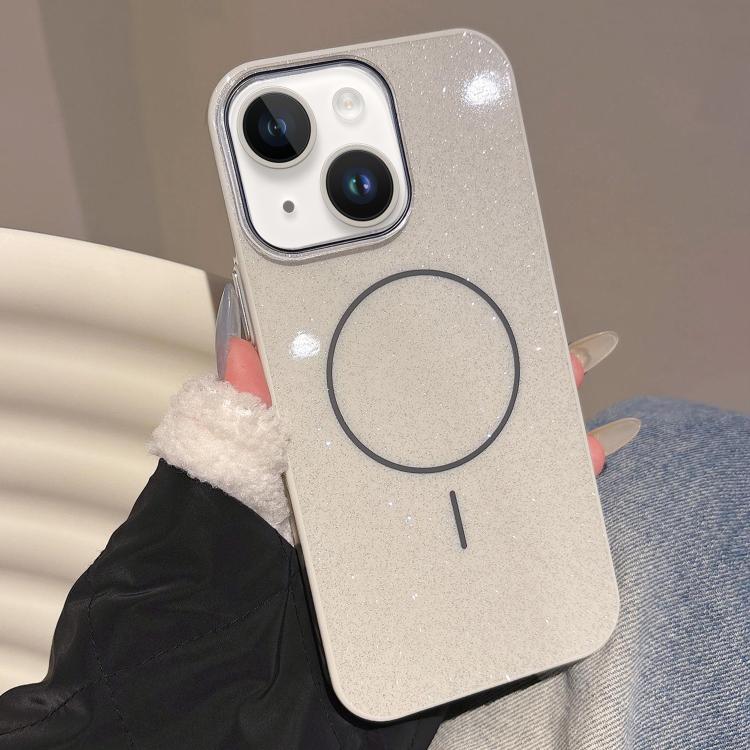Glitter MagSafe Thin Circle TPU Phone Case, For iPhone 15 Pro Max, For iPhone 15 Pro, For iPhone 15