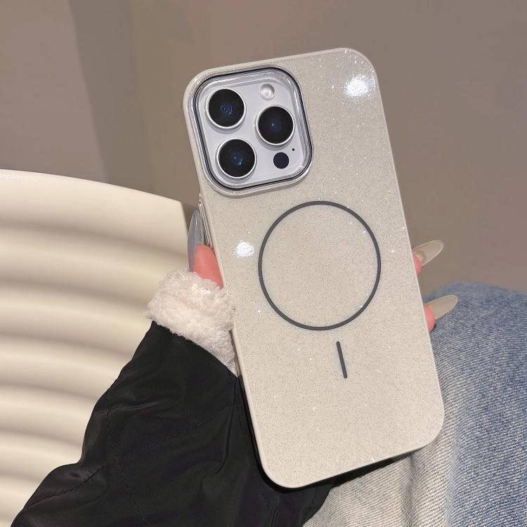 Glitter MagSafe Thin Circle TPU Phone Case, For iPhone 15 Pro Max, For iPhone 15 Pro, For iPhone 15
