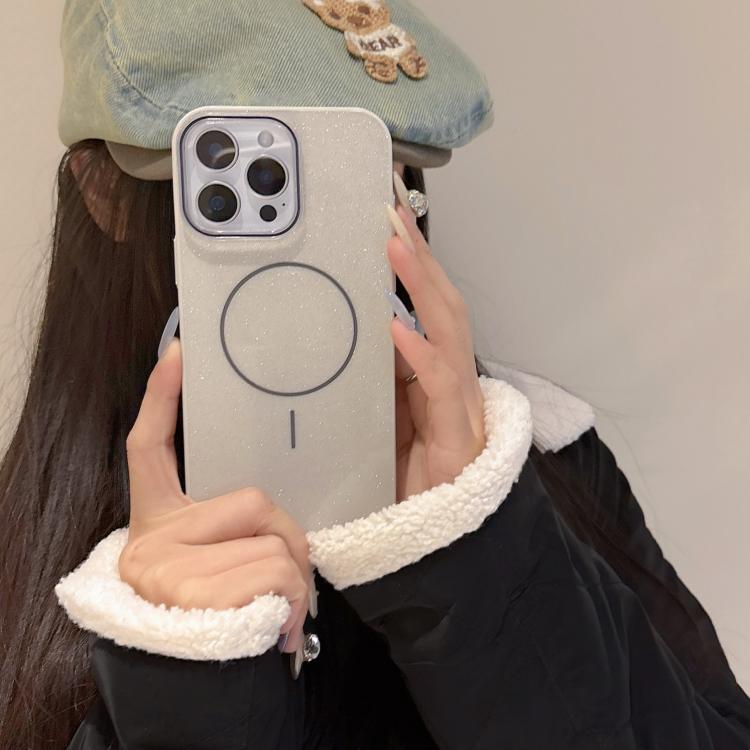 Glitter MagSafe Thin Circle TPU Phone Case, For iPhone 15 Pro Max, For iPhone 15 Pro, For iPhone 15