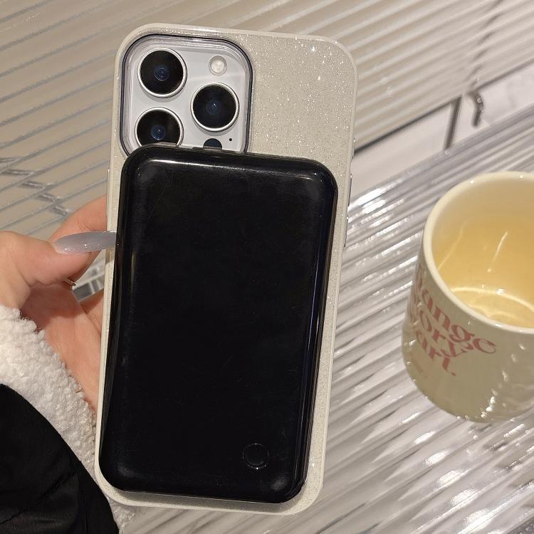 Glitter MagSafe Thin Circle TPU Phone Case, For iPhone 15 Pro Max, For iPhone 15 Pro, For iPhone 15