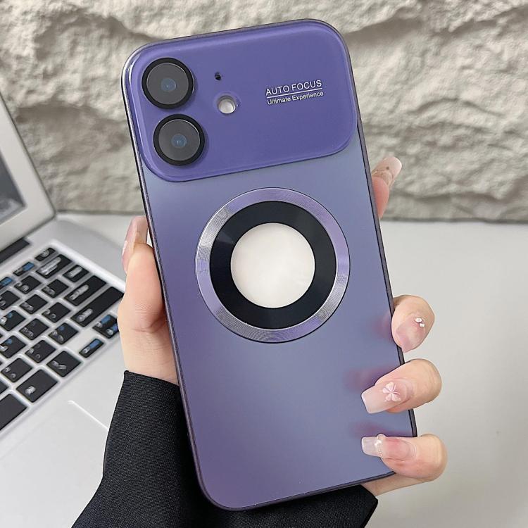 Plating Large Window MagSafe Phone Case, For iPhone 12 Pro Max, For iPhone 12 Pro, For iPhone 11 Pro Max, For iPhone 11