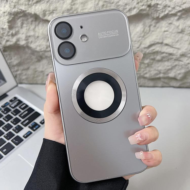 Plating Large Window MagSafe Phone Case, For iPhone 12 Pro Max, For iPhone 12 Pro, For iPhone 11 Pro Max, For iPhone 11