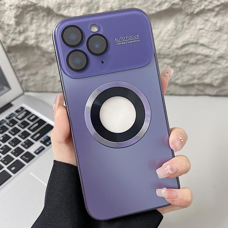 Plating Large Window MagSafe Phone Case, For iPhone 11 Pro