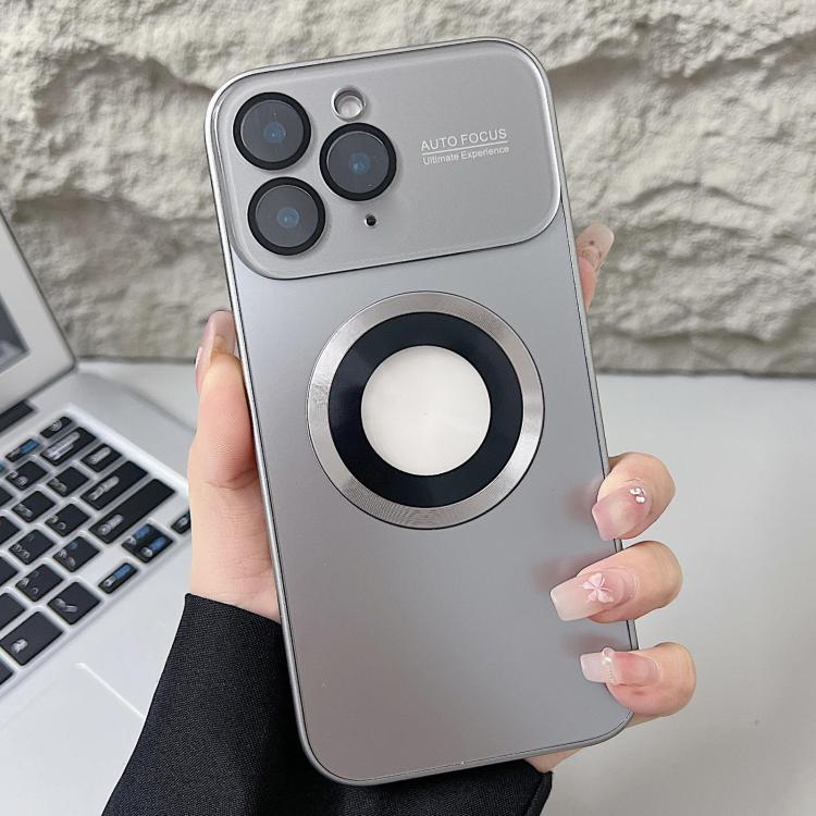 Plating Large Window MagSafe Phone Case, For iPhone 11 Pro