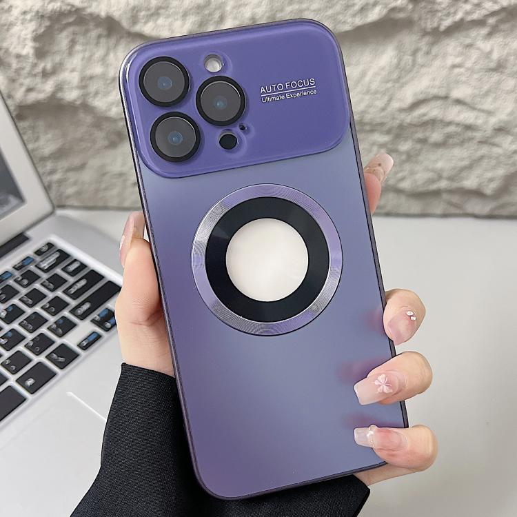Plating Large Window MagSafe Phone Case, For iPhone 12 Pro Max, For iPhone 12 Pro, For iPhone 11 Pro Max, For iPhone 11