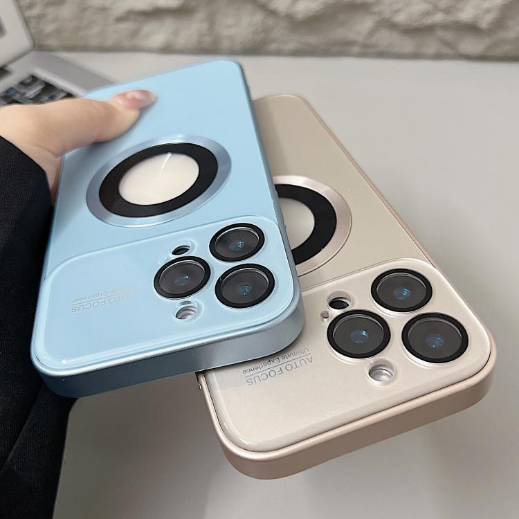 Plating Large Window MagSafe Phone Case, For iPhone 11 Pro