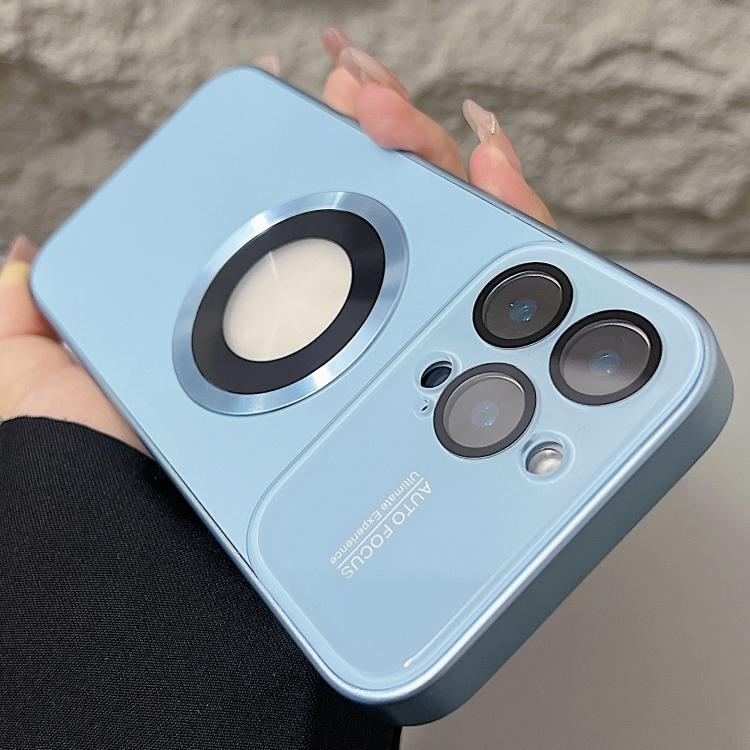 Plating Large Window MagSafe Phone Case, For iPhone 11 Pro