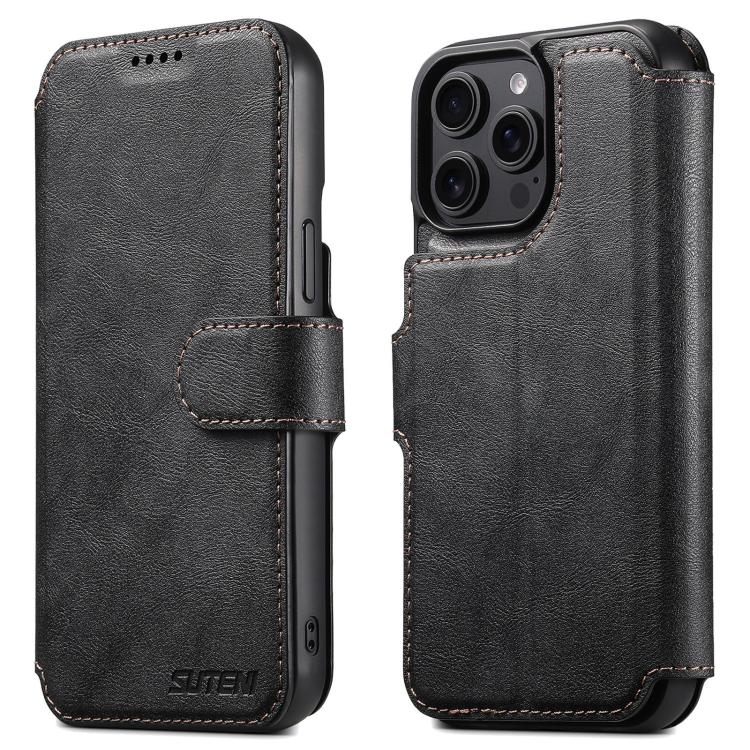 Suteni Q05 2-in-1 Multi-function Detachable Wallet MagSafe Phone Case, For iPhone 14 Pro, For iPhone 14 Pro Max, For iPhone 13 Pro Max, For iPhone 13 Pro, For iPhone 13, For iPhone 12, For iPhone 12 Pro Max, For iPhone 12 Pro