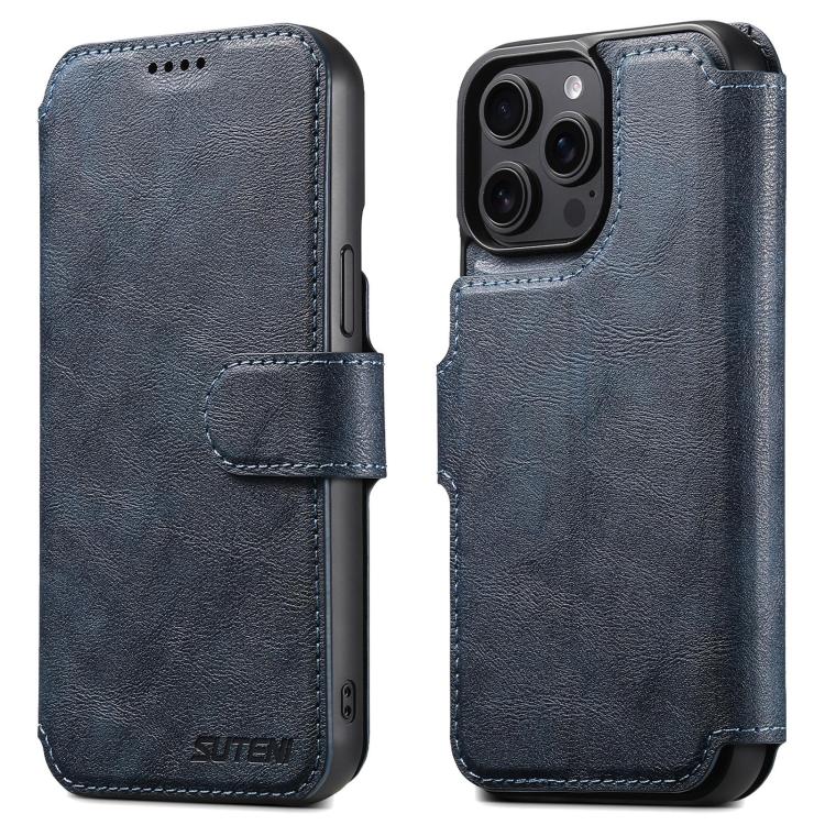 Suteni Q05 2-in-1 Multi-function Detachable Wallet MagSafe Phone Case, For iPhone 14 Pro, For iPhone 14 Pro Max, For iPhone 13 Pro Max, For iPhone 13 Pro, For iPhone 13, For iPhone 12, For iPhone 12 Pro Max, For iPhone 12 Pro