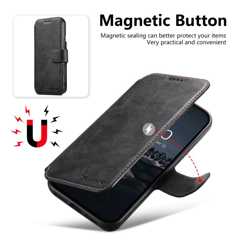 Suteni Q05 2-in-1 Multi-function Detachable Wallet MagSafe Phone Case, For iPhone 14 Pro, For iPhone 14 Pro Max, For iPhone 13 Pro Max, For iPhone 13 Pro, For iPhone 13, For iPhone 12, For iPhone 12 Pro Max, For iPhone 12 Pro