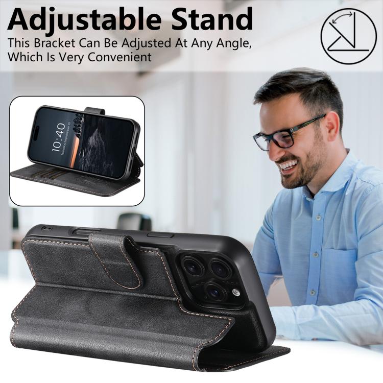 Suteni Q05 2-in-1 Multi-function Detachable Wallet MagSafe Phone Case, For iPhone 14 Pro, For iPhone 14 Pro Max, For iPhone 13 Pro Max, For iPhone 13 Pro, For iPhone 13, For iPhone 12, For iPhone 12 Pro Max, For iPhone 12 Pro