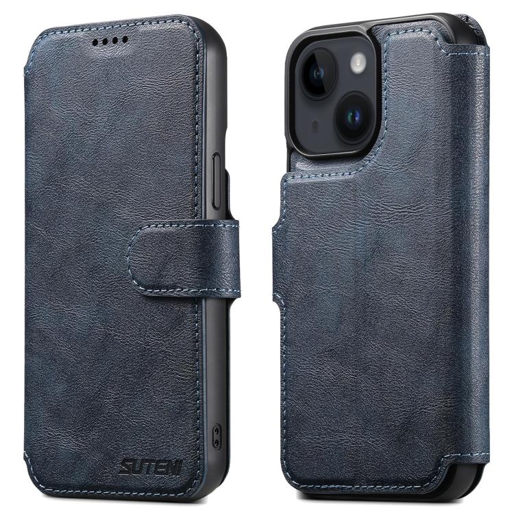 Suteni Q05 2-in-1 Multi-function Detachable Wallet MagSafe Phone Case, For iPhone 14 Pro, For iPhone 14 Pro Max, For iPhone 13 Pro Max, For iPhone 13 Pro, For iPhone 13, For iPhone 12, For iPhone 12 Pro Max, For iPhone 12 Pro