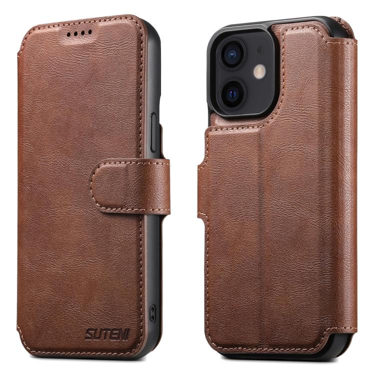 Suteni Q05 2-in-1 Multi-function Detachable Wallet MagSafe Phone Case, For iPhone 14 Pro, For iPhone 14 Pro Max, For iPhone 13 Pro Max, For iPhone 13 Pro, For iPhone 13, For iPhone 12, For iPhone 12 Pro Max, For iPhone 12 Pro