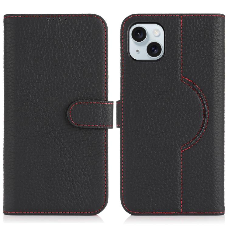 Genuine Leather Card Wallet MagSafe Phone Case, For iPhone 15 Pro Max, For iPhone 15 Pro, For iPhone 15 Plus / 14 Plus, For iPhone 15