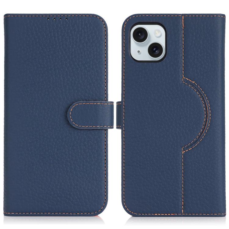 Genuine Leather Card Wallet MagSafe Phone Case, For iPhone 15 Pro Max, For iPhone 15 Pro, For iPhone 15 Plus / 14 Plus, For iPhone 15