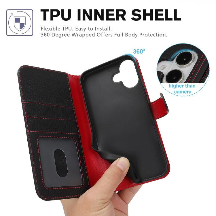 Genuine Leather Card Wallet MagSafe Phone Case, For iPhone 15 Pro Max, For iPhone 15 Pro, For iPhone 15 Plus / 14 Plus, For iPhone 15
