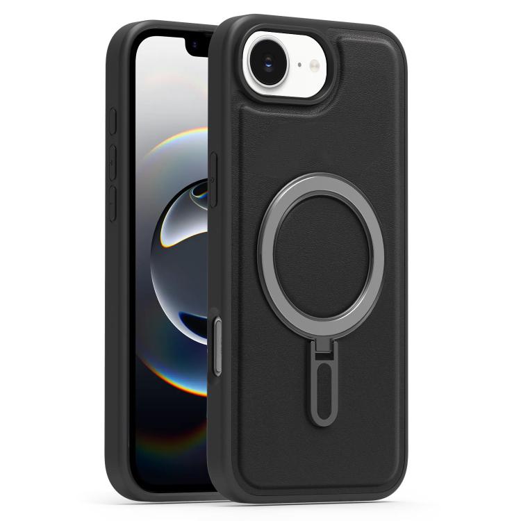 Silver Shield MagSafe Holder Shockproof Phone Case, For iPhone 16e, For iPhone 16 Pro Max, For iPhone 16 Pro
