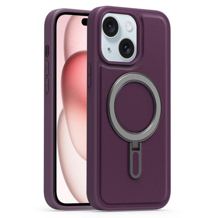 Silver Shield MagSafe Holder Shockproof Phone Case, For iPhone 15 Pro, For iPhone 15 Plus, For iPhone 15