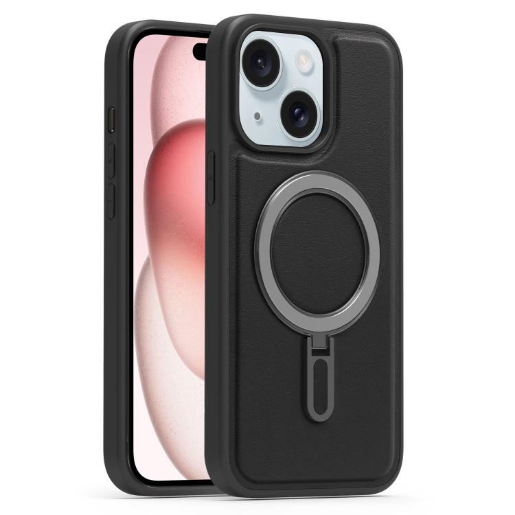 Silver Shield MagSafe Holder Shockproof Phone Case, For iPhone 15 Pro, For iPhone 15 Plus, For iPhone 15