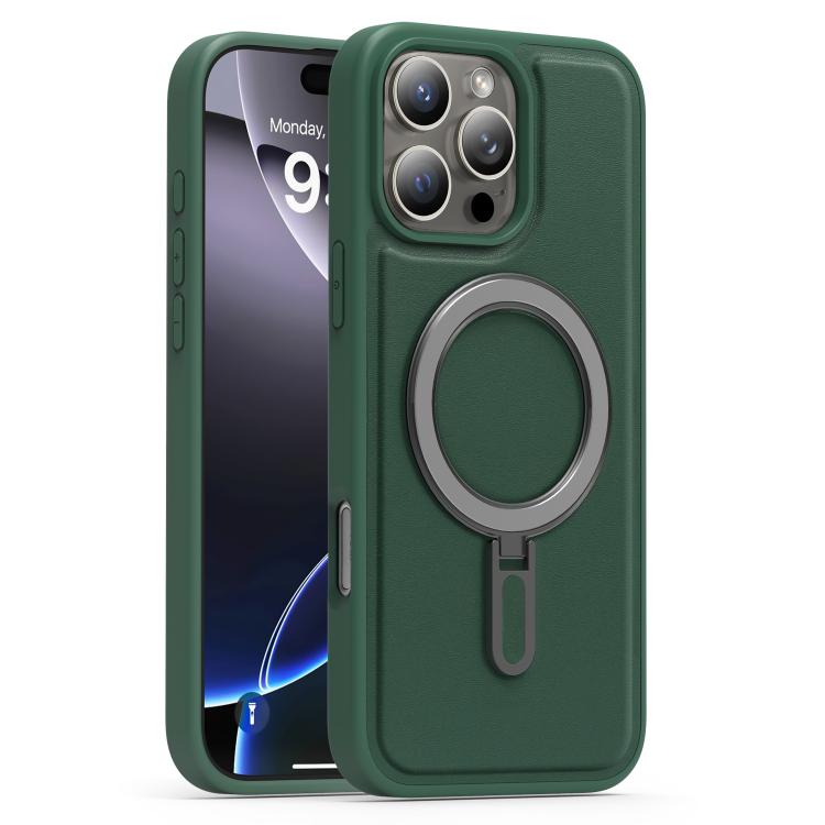 Silver Shield MagSafe Holder Shockproof Phone Case, For iPhone 16e, For iPhone 16 Pro Max, For iPhone 16 Pro