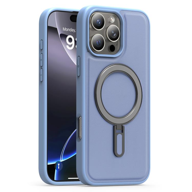 Silver Shield MagSafe Holder Shockproof Phone Case, For iPhone 16e, For iPhone 16 Pro Max, For iPhone 16 Pro