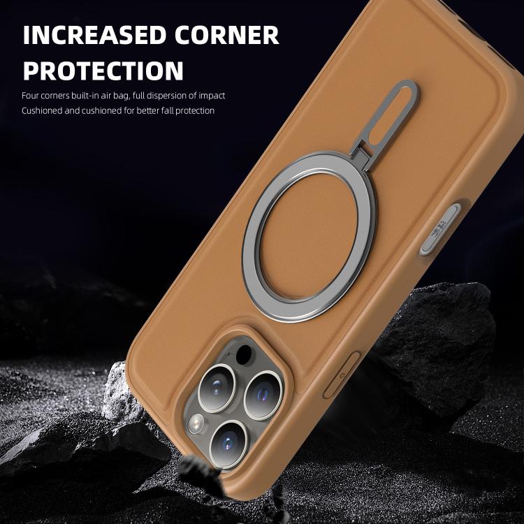 Silver Shield MagSafe Holder Shockproof Phone Case, For iPhone 15 Pro, For iPhone 15 Plus, For iPhone 15