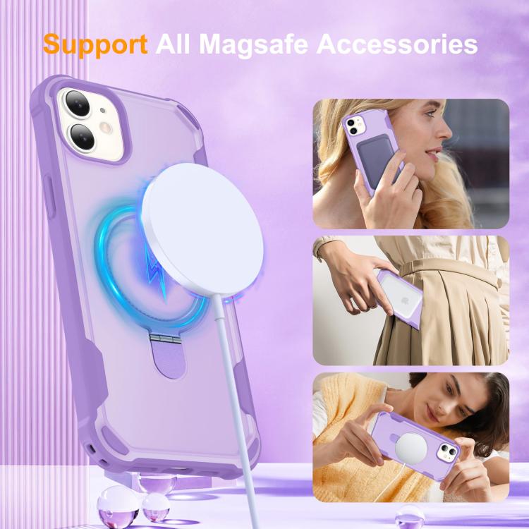 Yingcai Gears MagSafe Holder Shockproof Phone Case, For iPhone 12, For iPhone 12 Pro Max, For iPhone 12 Pro, For iPhone 11