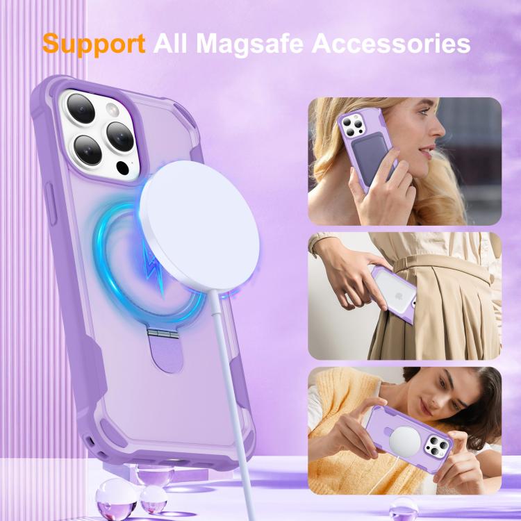 Yingcai Gears MagSafe Holder Shockproof Phone Case, For iPhone 14 Pro Max, For iPhone 13 Pro Max, For iPhone 13 Pro, For iPhone 13