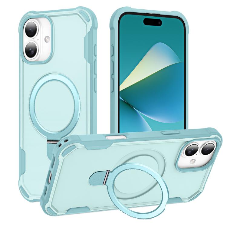 Yingcai Gears MagSafe Holder Shockproof Phone Case, For iPhone 16e, For iPhone 16 Pro Max, For iPhone 16 Pro, For iPhone 16 Plus
