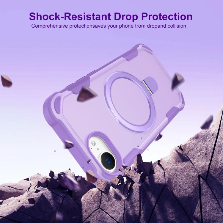 Yingcai Gears MagSafe Holder Shockproof Phone Case, For iPhone 16e, For iPhone 16 Pro Max, For iPhone 16 Pro, For iPhone 16 Plus