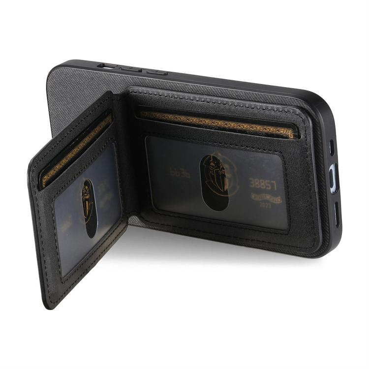 Twill Fabric Leather Vertical Flip RFID Card Bag Phone Case, For iPhone 11 Pro, For iPhone X / XS